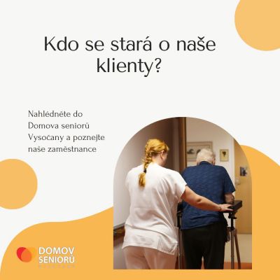 Nahlédněte do Domova seniorů Vysočany a poznejte naše zaměstnance 