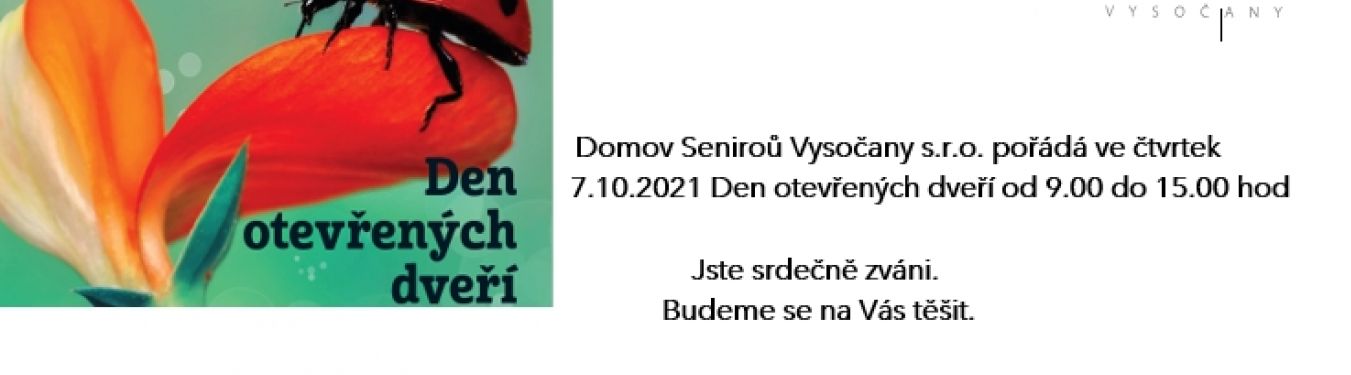 Den otevřených dveří 7.10.2021