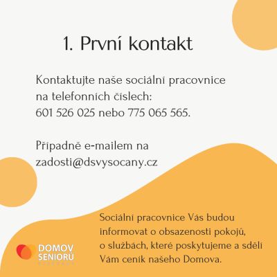 Jak podat žádost do Domova seniorů Vysočany? 