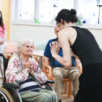 Návštěva Akademie múzických umění v našem Domově