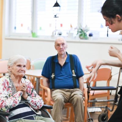 Návštěva Akademie múzických umění v našem Domově