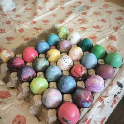 Přípravy na Velikonoce 