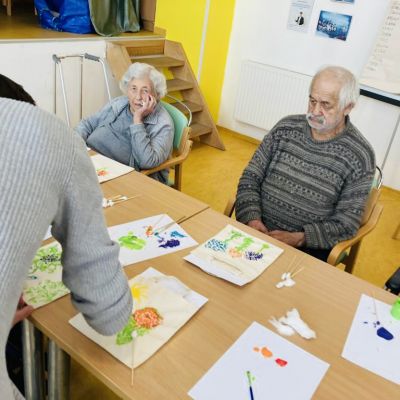 Tvoření s Jiřinkou a malování na tašky